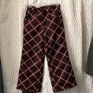 Girls Cherokee snow ski pants adjustable waist medium 7/8 girls winter